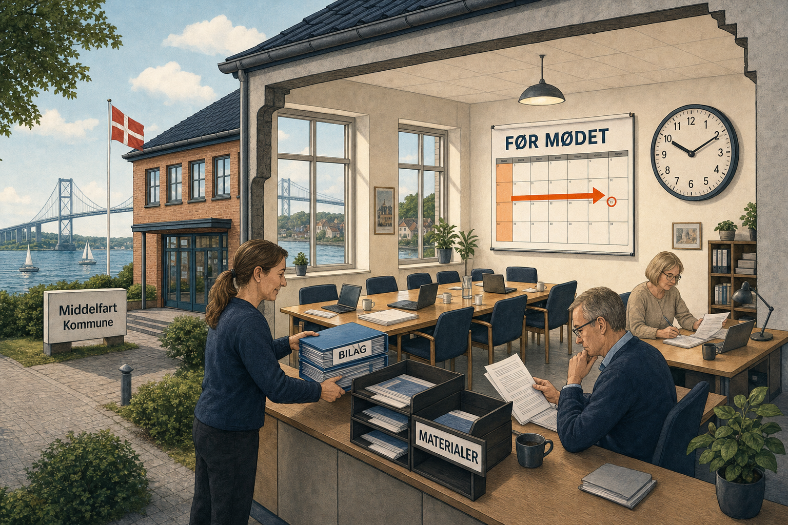 Illustration til: Venstre vil have tidligere materiale før forhandlingsmøder