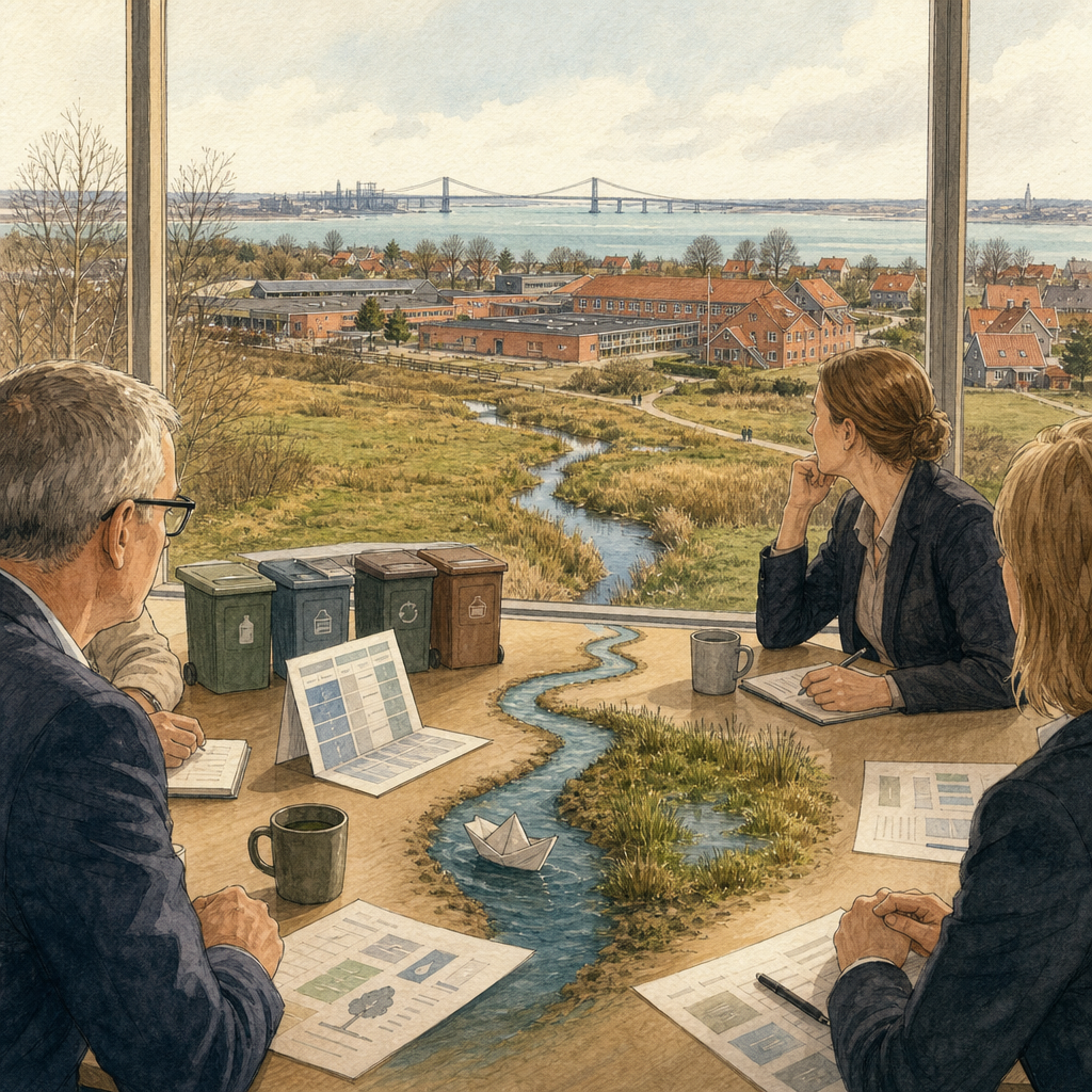 Illustration til: Affaldsgebyrer og Langholm-projekt på bordet i grønt udvalg
