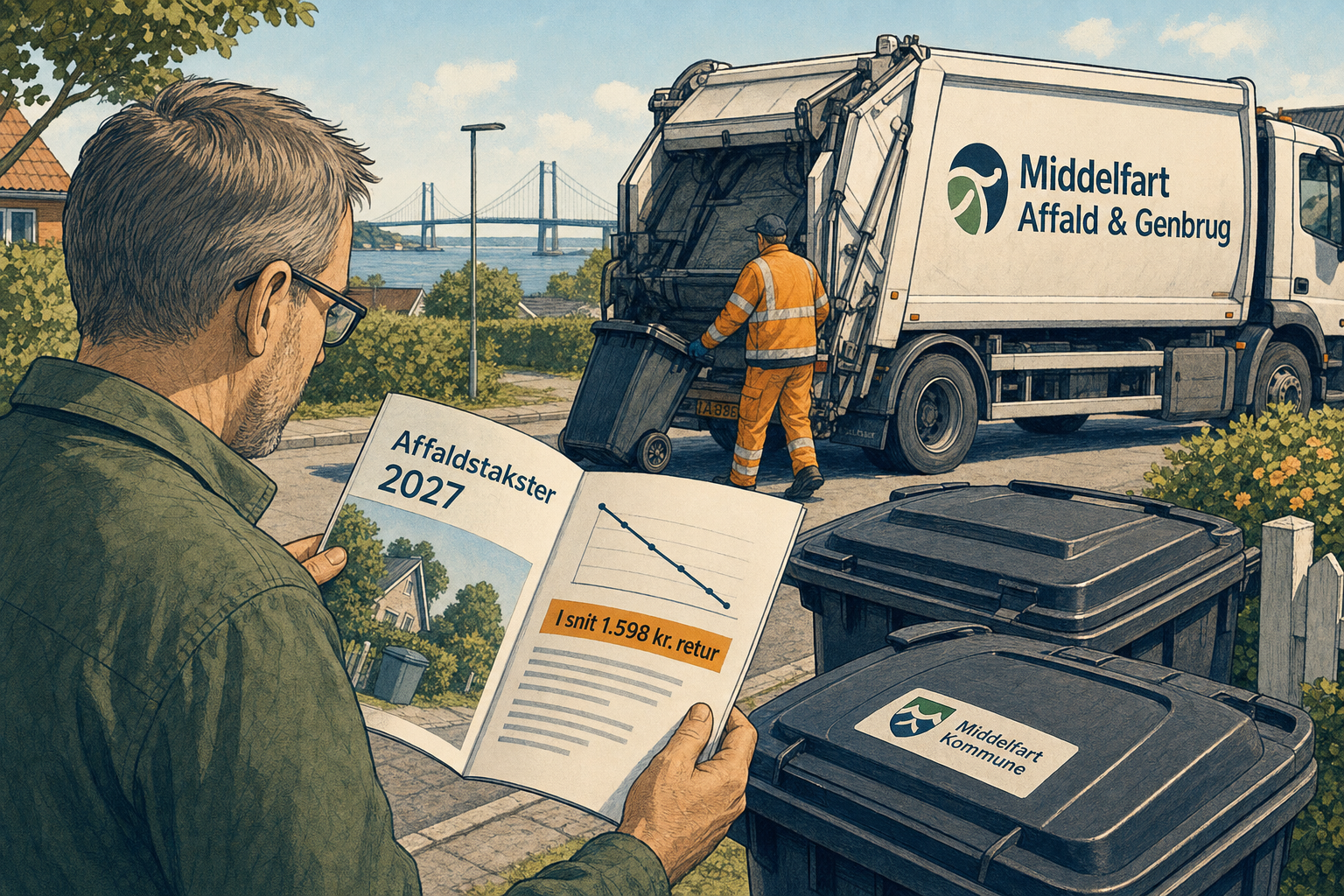 Illustration til: 35 momsmillioner sendes tilbage til borgerne via affaldstaksten