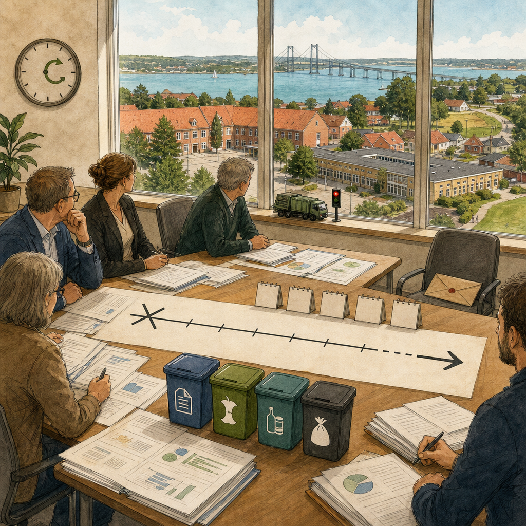 Illustration til: Affaldsplan forlænges til 2035 – ny national plan er forsinket