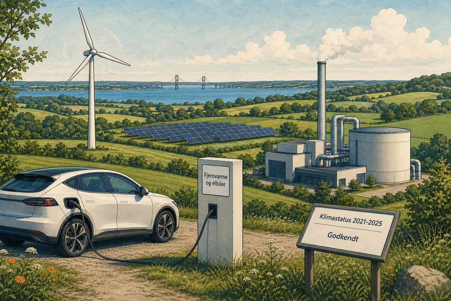 Illustration til: Klimarapport gør status efter fem år med kommunens klimaplan